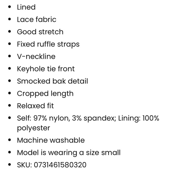 la hearts pacsun keyhole lace babydoll top - Picture 6 of 6